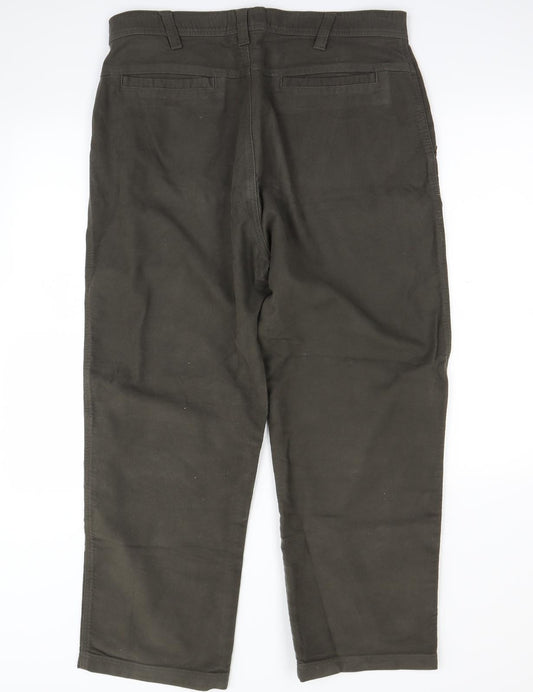 Hawkshead Mens Brown Cargo Trousers Size S L29 in