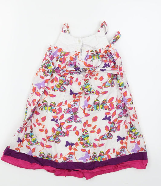 DGirl Girls White Trapeze & Swing Size 4-5 Years - Butterfly