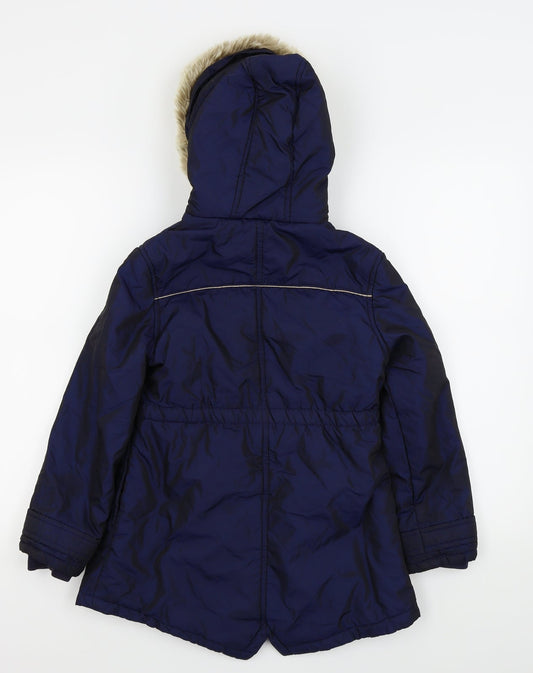 With Love Products Girls Blue Full Zip Jumper Size 10 Years