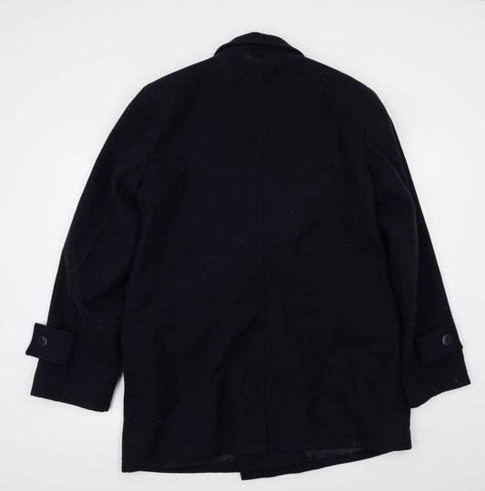 peterwerth Womens Blue Jacket Coat Size 4
