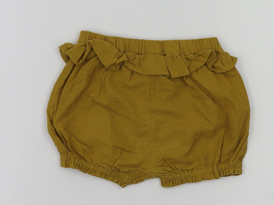 TU Girls Orange Capri Trousers Size 12-18 Months - shorts