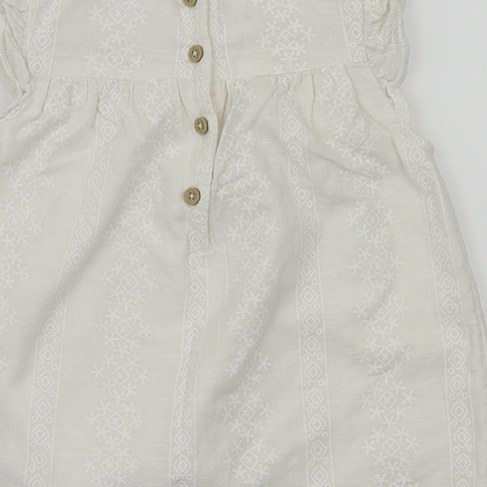 TU Beige Fit & Flare Size 12-18 Months