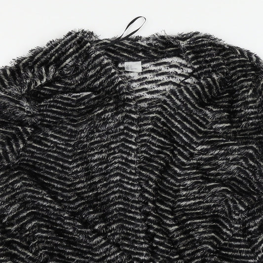 Boohoo Womens Black Cardigan Jumper Size 8