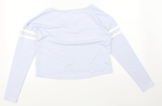 H&M Girls Blue Pullover Sweatshirt Size 12-13 Years
