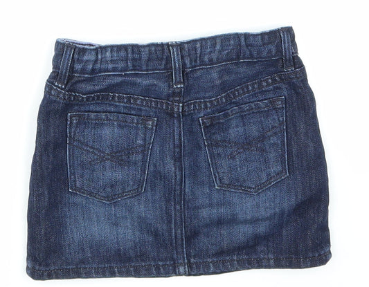 Gap Girls Blue Denim Mini Skirt Size 3 Years