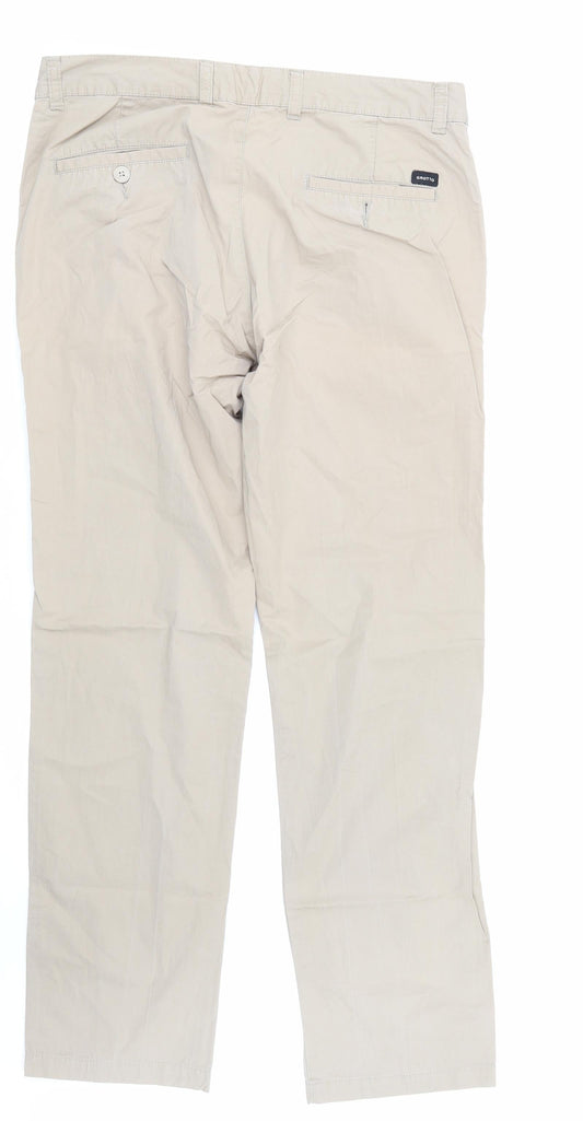 grotto Mens Beige Trousers Size 36 in