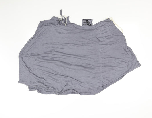hoch Womens Grey Basic Blouse Size XS