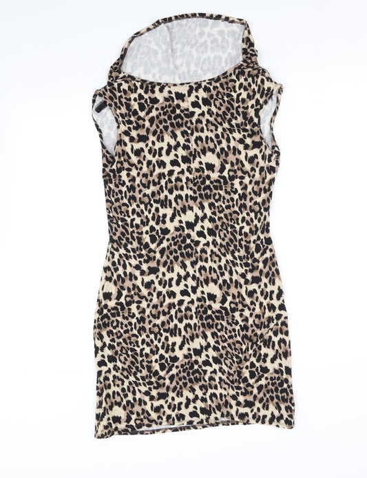 New Look Womens Grey Fit & Flare Size 8