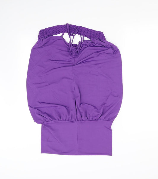 pre worn Womens Purple Fit & Flare Size M