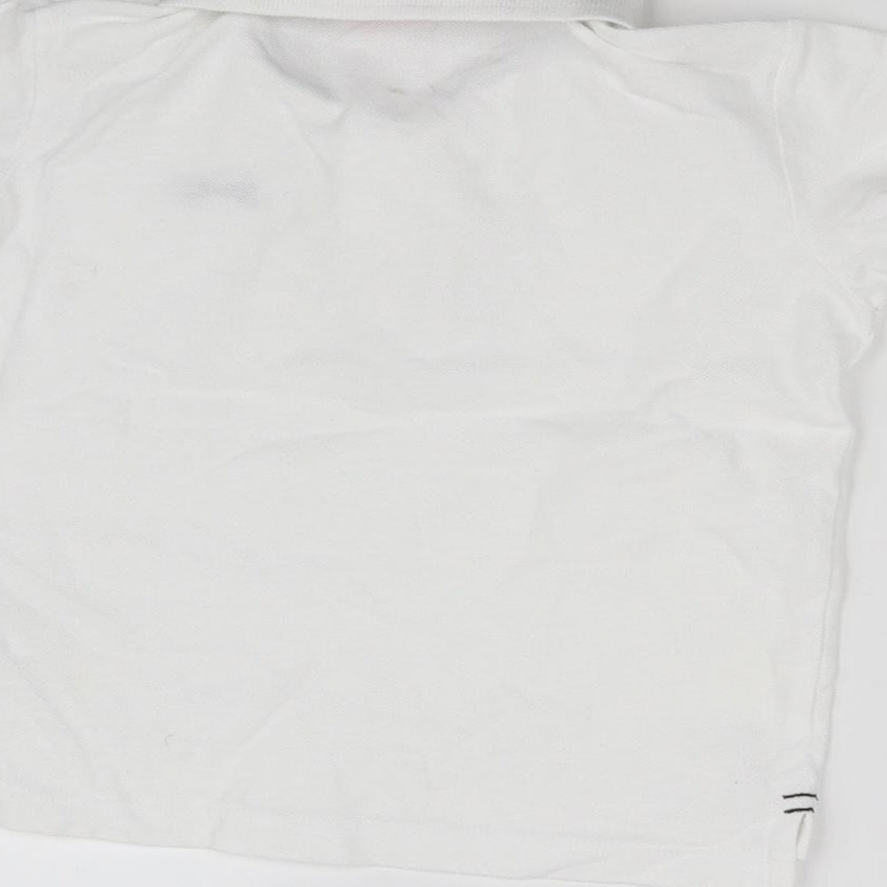 Slazenger Boys White Basic Polo Size 5-6 Years