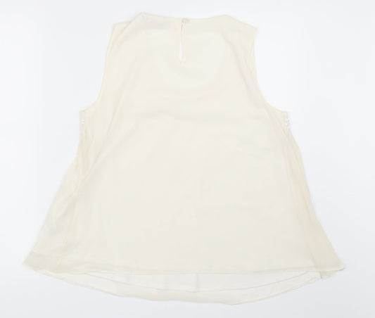 Dorothy Perkins Womens Ivory Basic Blouse Size 12