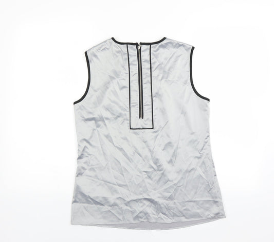 Marks and Spencer Womens Silver Basic Blouse Size 12