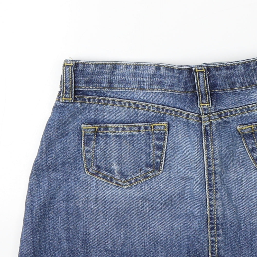Matalan Girls Blue Denim Mini Skirt Size 5 Years
