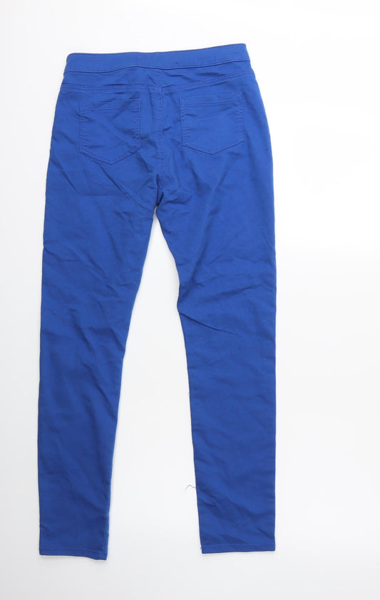 Preworn Womens Blue Denim Skinny Jeans Size 30 in L27 in