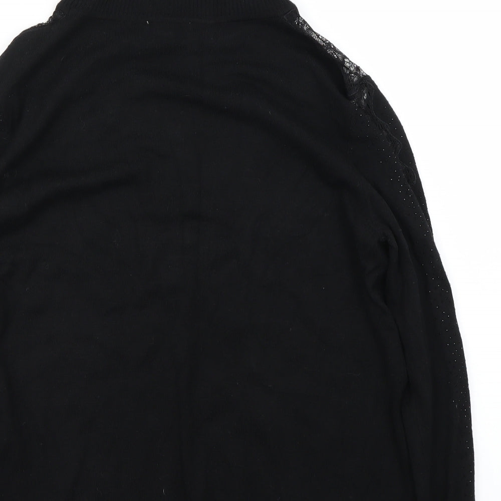 Brand and care label for Anthology women’s black jumper, size UK 14