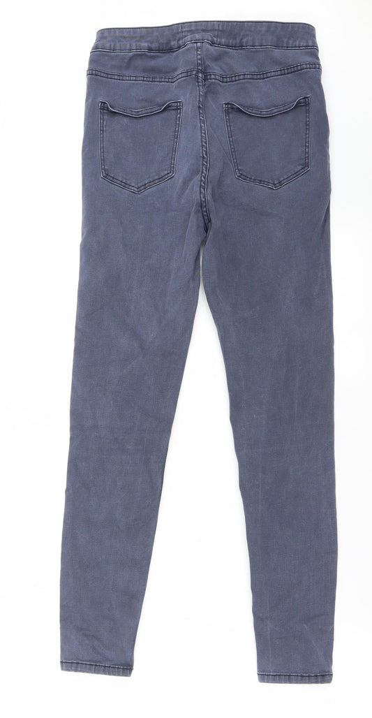 New Look Womens Blue Skinny Jeans Size 10 L24 in