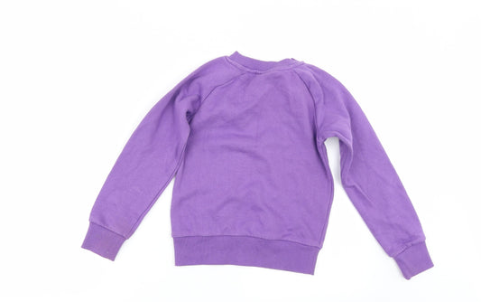 Moshi Girls Purple Pullover Sweatshirt Size 7-8 Years - Moshi Monsters
