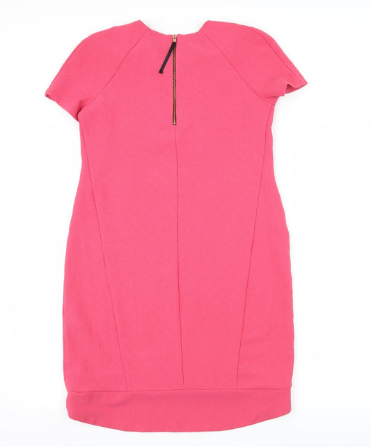 Preworn Womens Pink A-Line Size 10