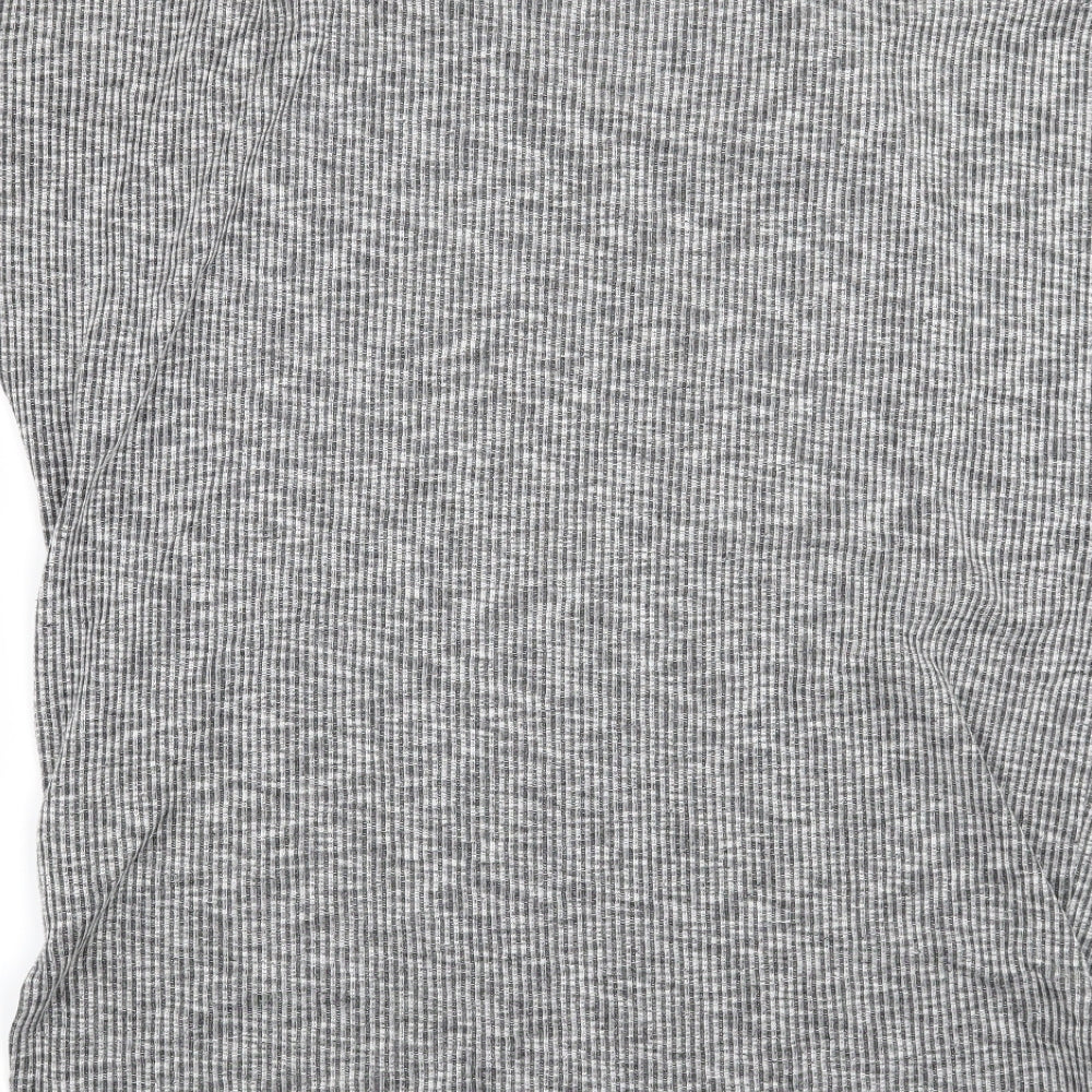 New Look Womens Grey Basic T-Shirt Size 6