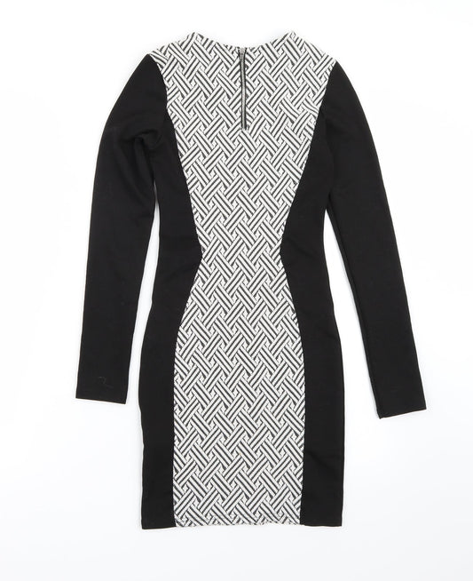 H&M Womens Black A-Line Size 6