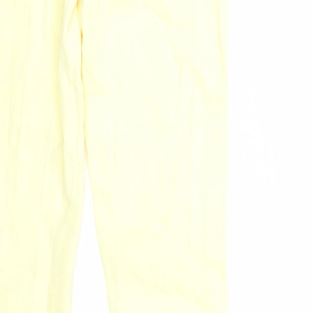 Bershka Womens Yellow Skinny Jeans Size 34 L31 in