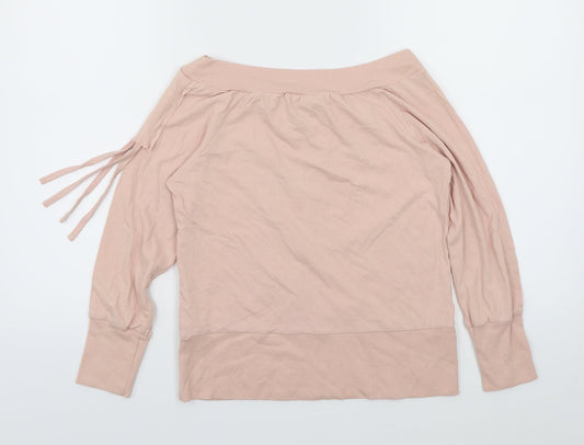 Republic Womens Pink Jersey Basic Blouse Size XS