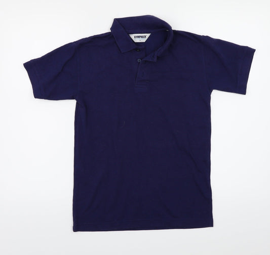 Gymphlex Mens Blue Basic Polo Size XS
