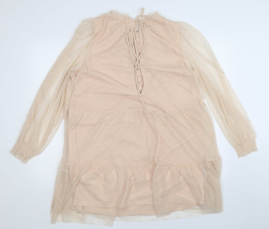 Divided Womens Beige Mini Size M