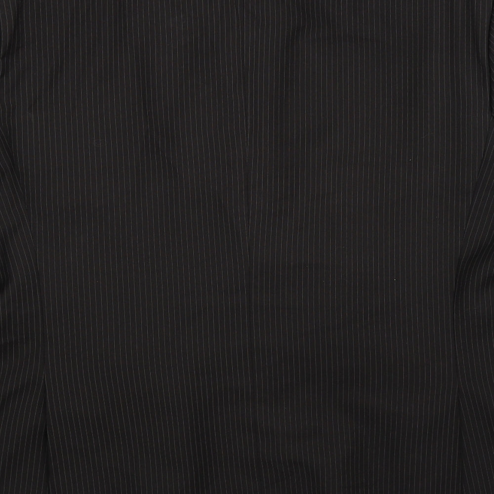 F&F Mens Black Striped Jacket Suit Jacket Size 46
