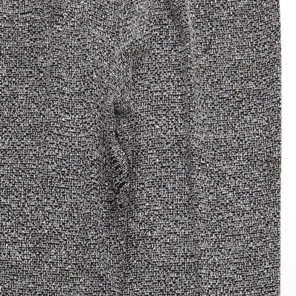 Brand and care label for Style women’s grey trousers, size UK 16, 30-inch leg