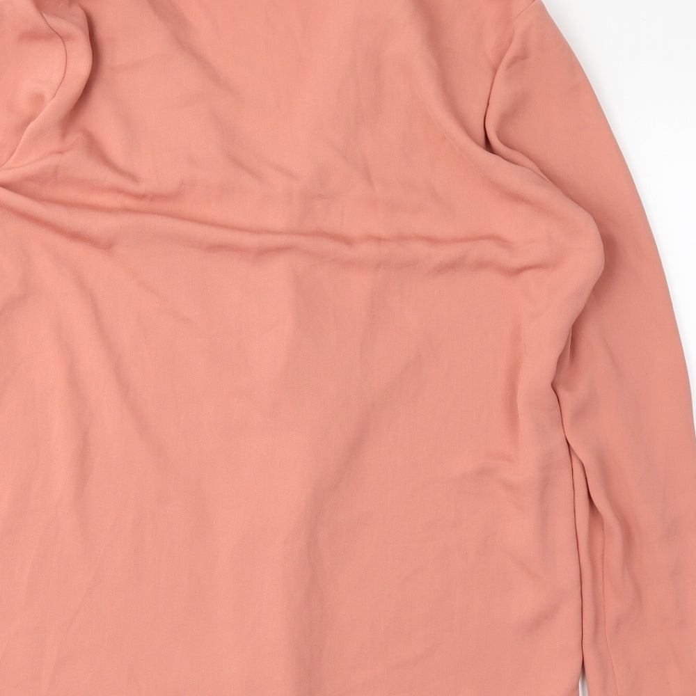 Brand and care label for New Look women’s pink jacket one size