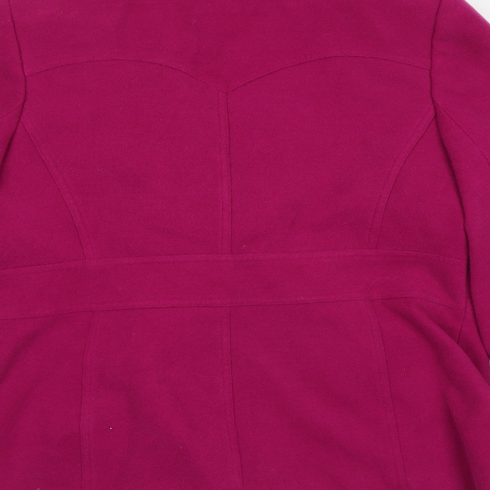 F&F Womens Purple Overcoat Coat Size 16