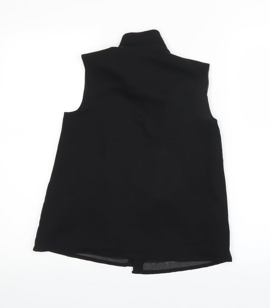 George Boys Black Basic Button-Up Size 9-10 Years