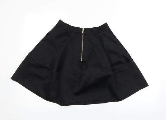 H&M Womens Black A-Line Skirt Size 10