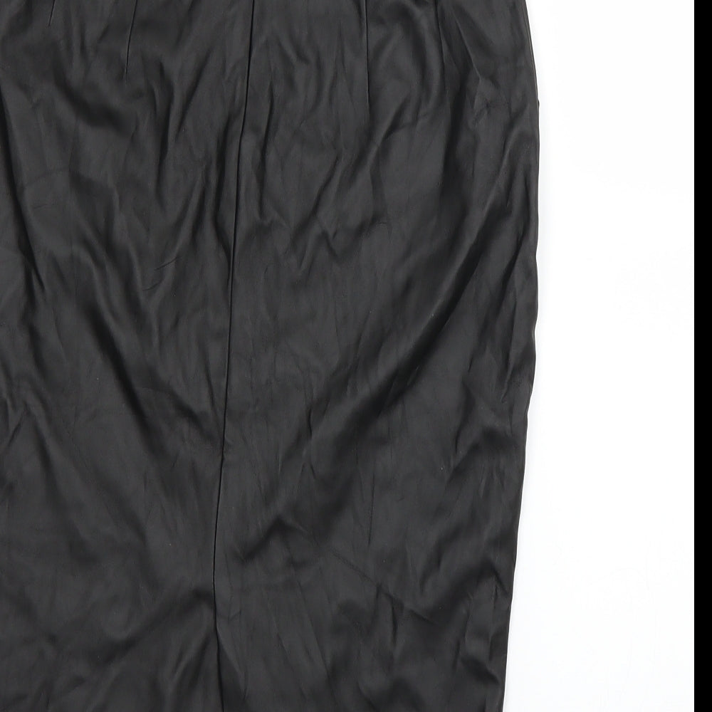 Avon Womens Black A-Line Skirt Size 8