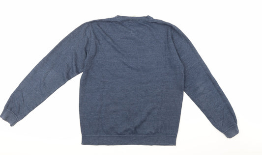 All We Do is Mens Blue Pullover Jumper Size M
