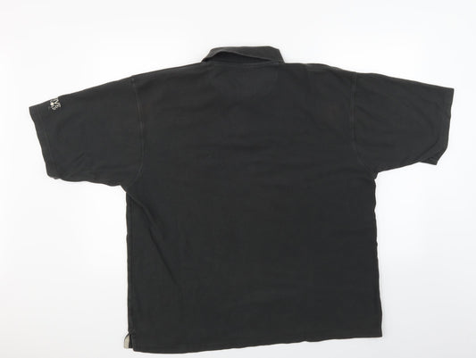 Five Gold Mens Green Corduroy Polo Size XL