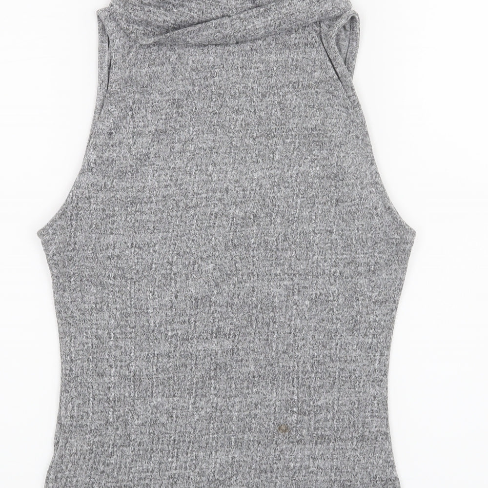 New Look Womens Green Vest Jumper Size 10