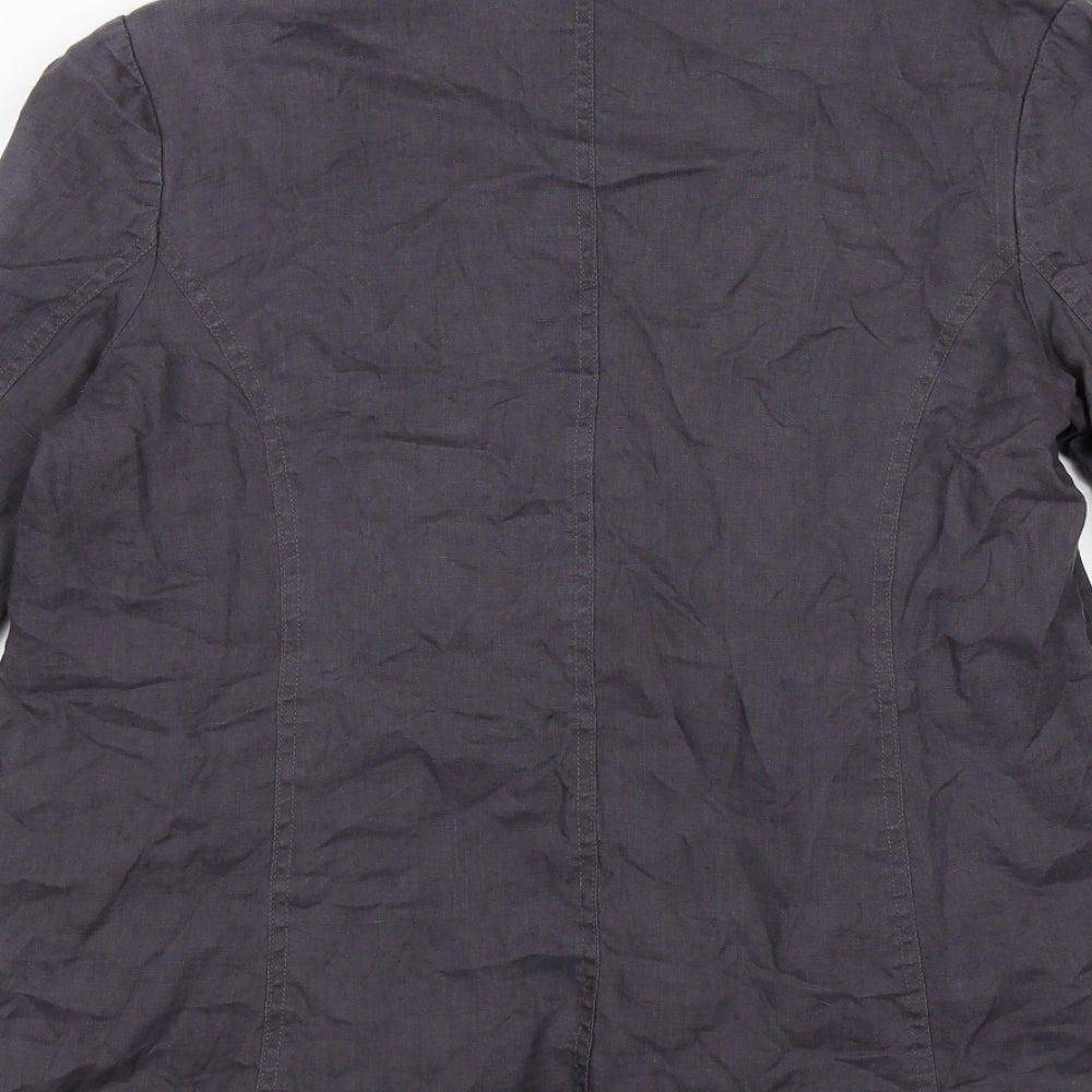 Annabelle Womens Grey Cardigan Jumper Size 12 - waterfall