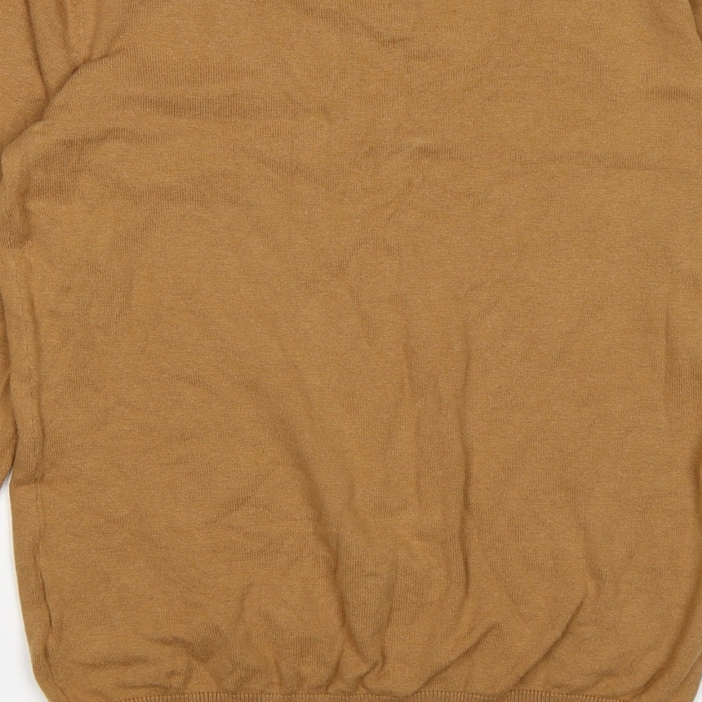 H&M Womens Brown Knit Pullover Jumper Size S