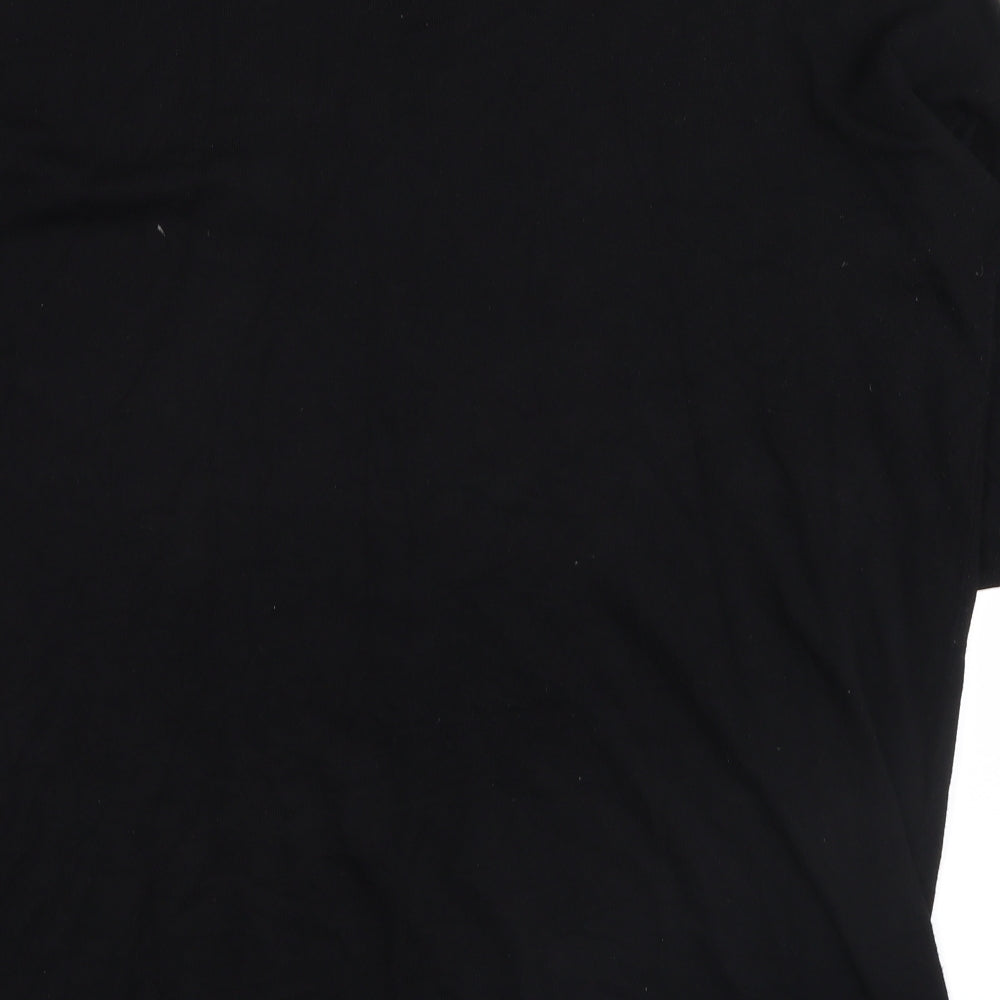 Soon Womens Black Pullover Sweatshirt Size 14