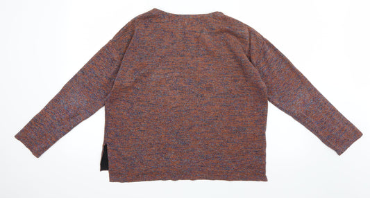 George Womens Orange Pullover Jumper Size 12