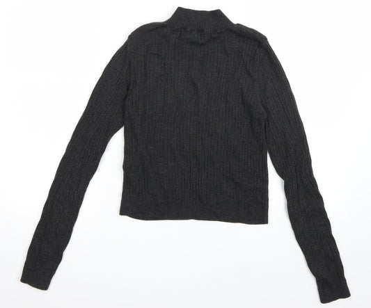 Topshop Womens Grey Pullover Jumper Size 14