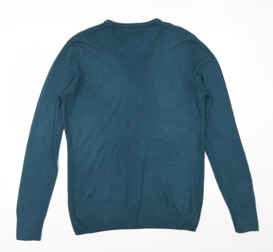 F&F Mens Blue Pullover Jumper Size L