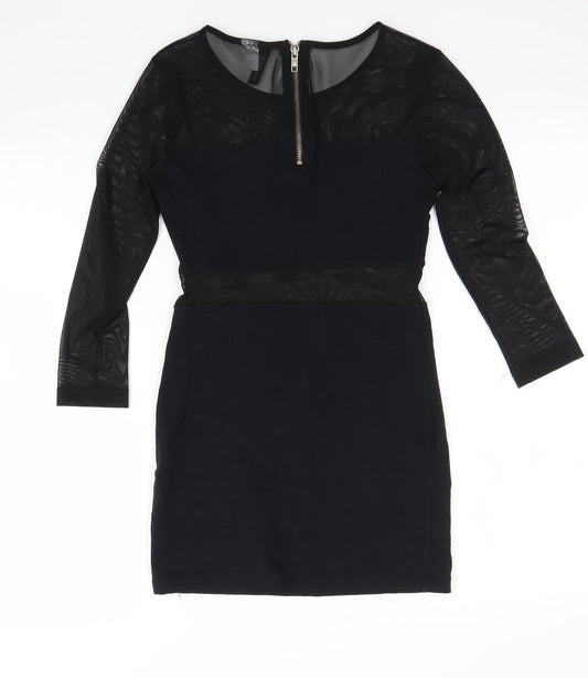 H&M Womens Black Mini Size 4