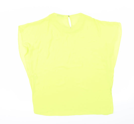 Preworn Womens Green Basic Blouse Size M