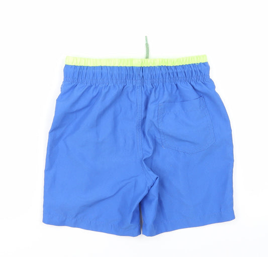 Rebel Boys Blue Bermuda Shorts Size 7-8 Years