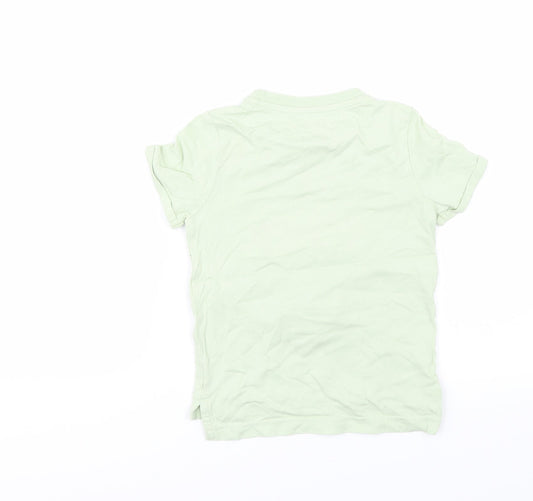 Nutmeg Boys Green Jersey Basic T-Shirt Size 2-3 Years