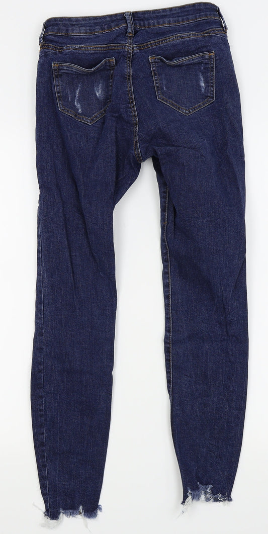 denim and co Womens Blue Skinny Jeans Size 8 L25 in