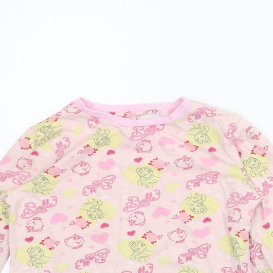 George Girls Pink Animal Print Top Pyjama Top Size 5-6 Years